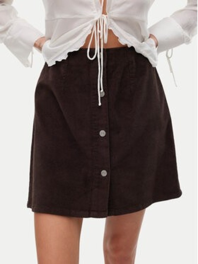 Vero Moda Spódnica mini Etta 10315342 Brązowy Regular Fit