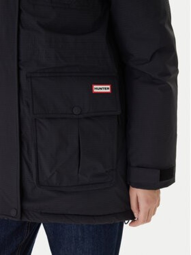 Hunter Parka Glyder HARW0014252 Czarny Regular Fit