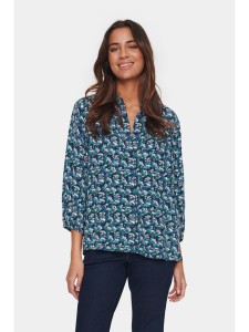 SAINT TROPEZ Bluzka "Saint Tropez" w kolorze niebieskim rozmiar: XL
