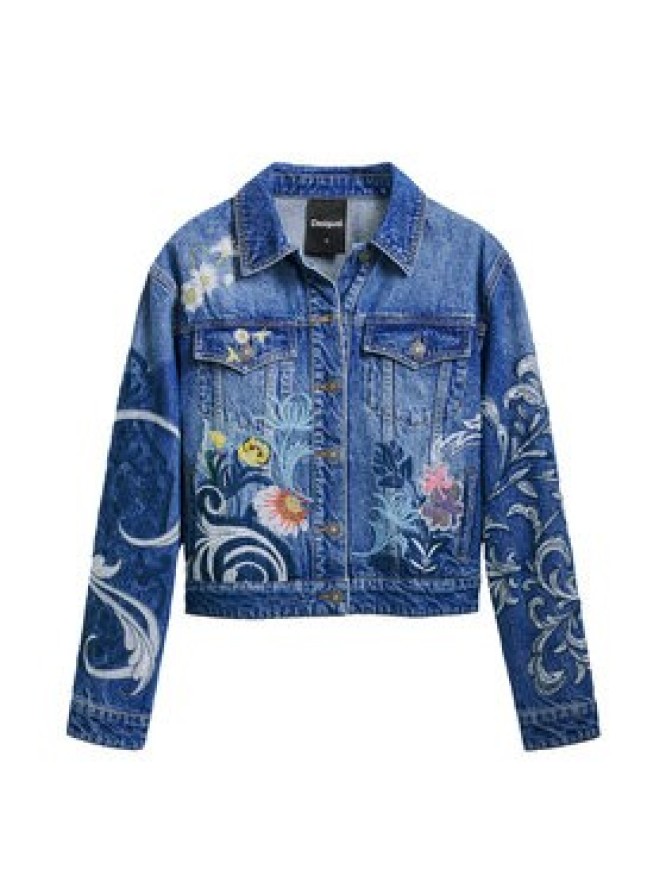 Desigual Kurtka jeansowa Misouri 25SWED55 Niebieski Regular Fit