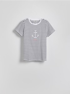 T-shirt z aplikacją - wielobarwny