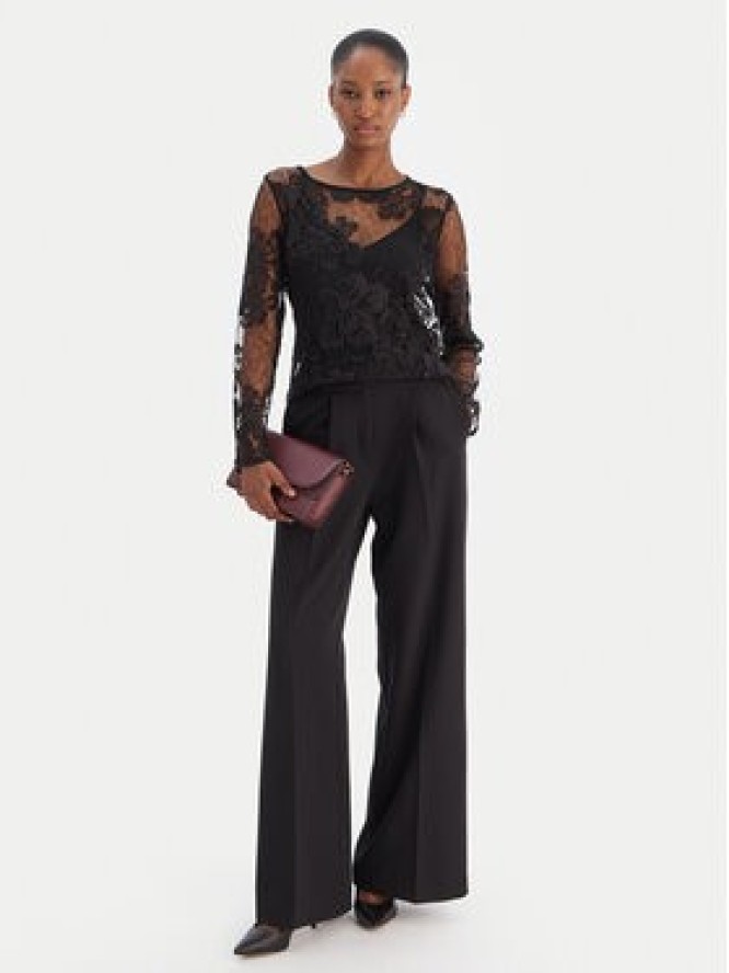 Rinascimento Bluzka CFC0126427003 Czarny Slim Fit