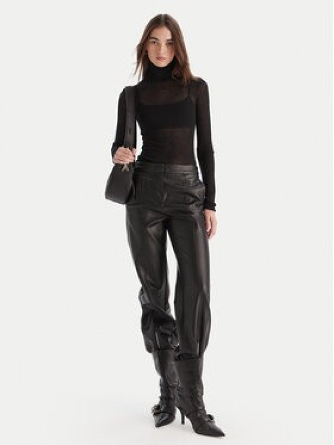 Patrizia Pepe Bluzka 2K0347/K034-K103 Czarny Slim Fit