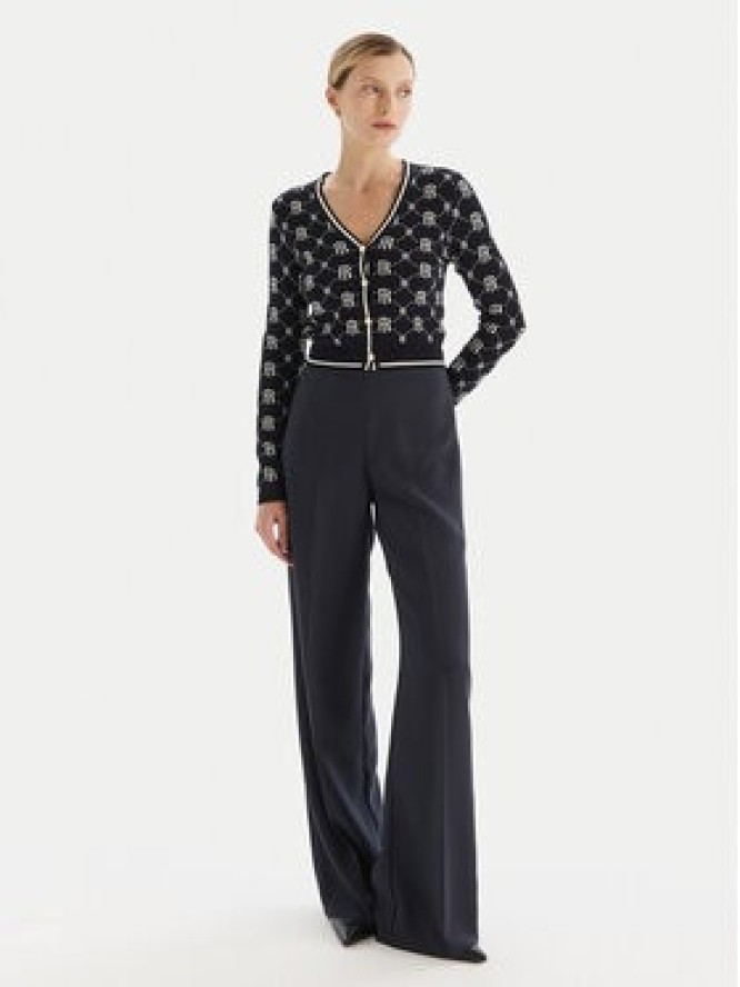 Fracomina Kardigan FR25WT8036K414F8 Granatowy Regular Fit