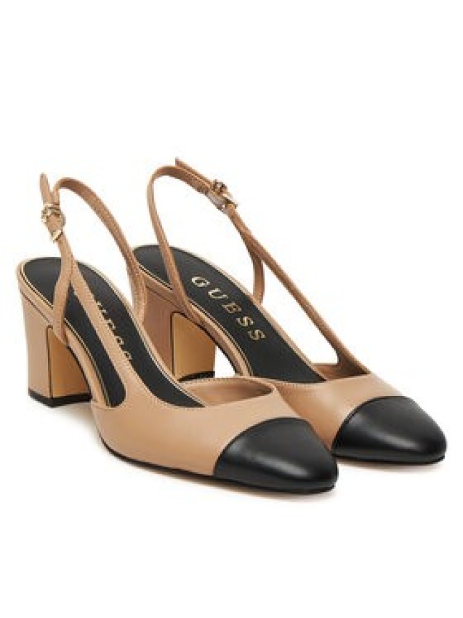 Guess Czółenka FLTLOI LEA05 Beżowy