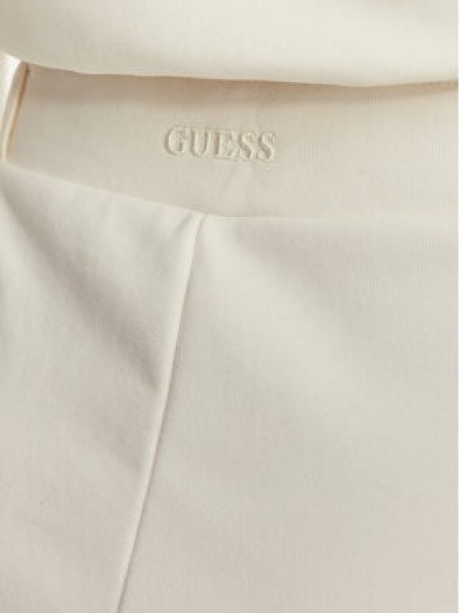 Guess Spodnie materiałowe V6YB26 K5139 Kremowy Relaxed Fit