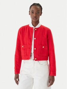 Tommy Hilfiger Kurtka jeansowa WW0WW48591 Pomarańczowy Regular Fit