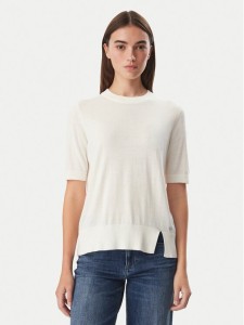 Liu Jo Bluzka WF6419 MA16R Kremowy Regular Fit