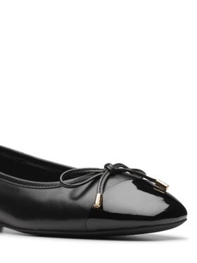 Clarks Baleriny Ubree15 Poppy 26181322 Czarny