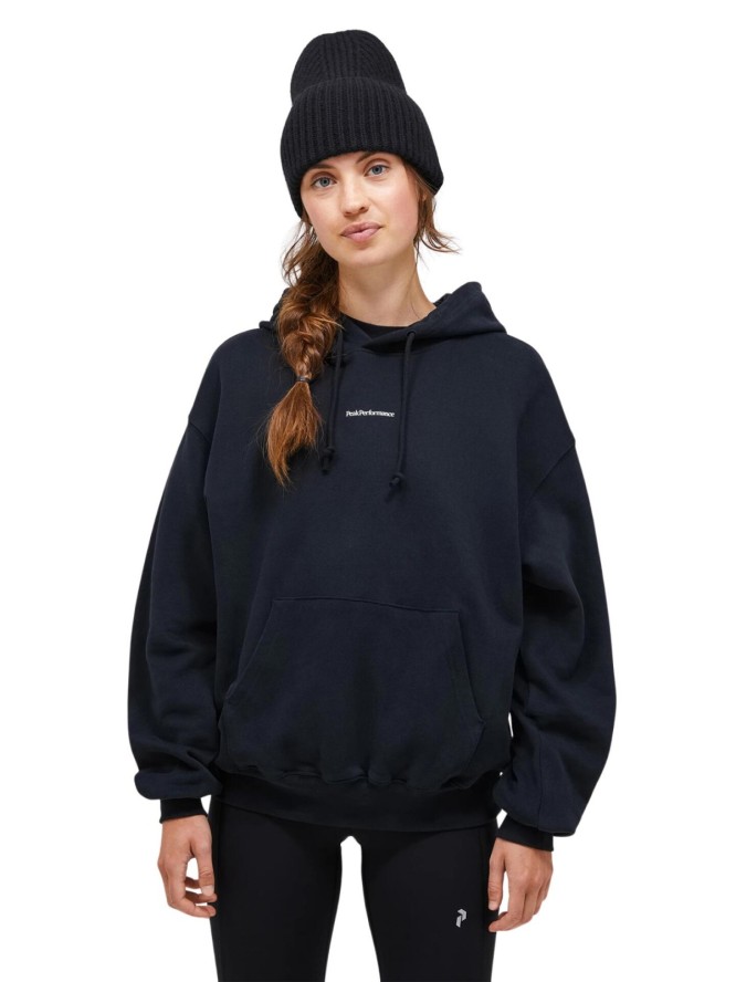 Bluza Peak Performance damska Original Terry Hood czarna - XS