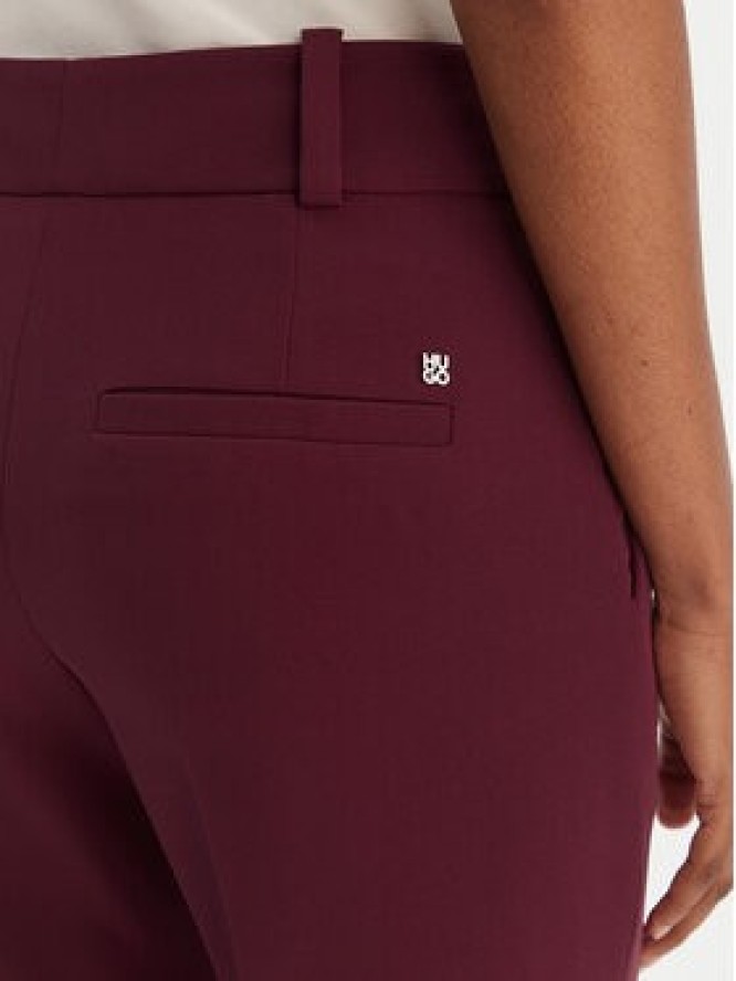 HUGO Spodnie materiałowe Hedima-1 50544742 Fioletowy Slim Fit