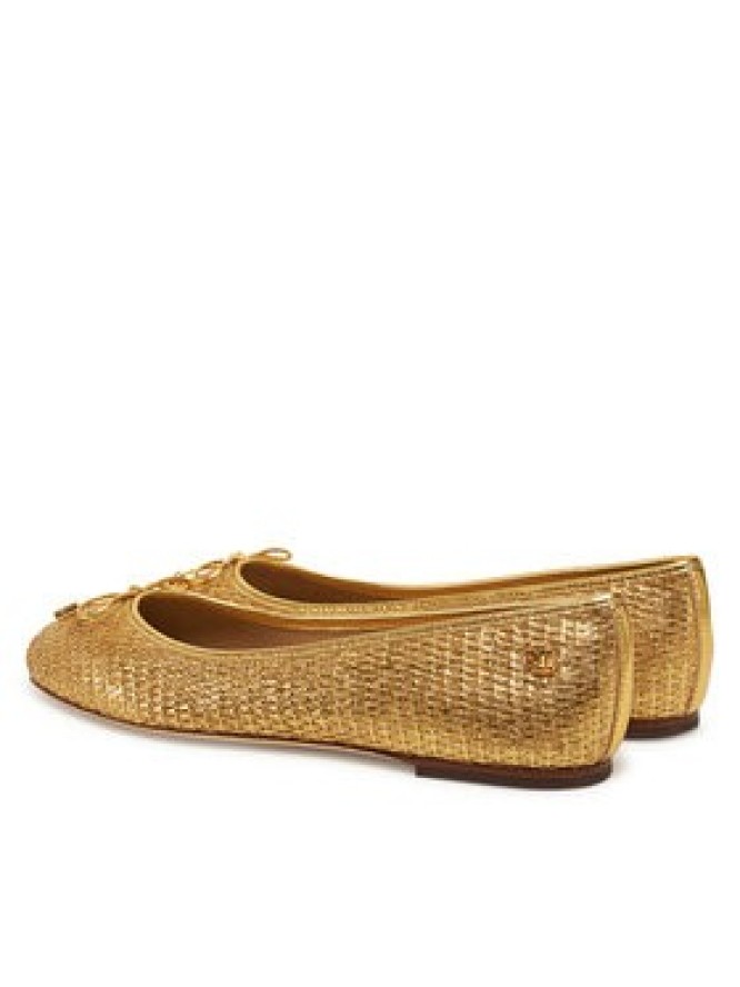 LAUREN RALPH LAUREN Baleriny 802956767001 Złoty