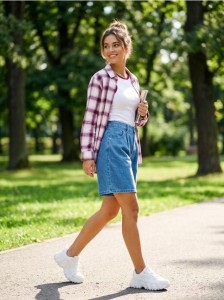 Bluzka bez rękawów - kremowy