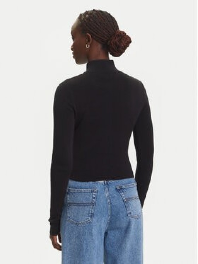 Tommy Jeans Kardigan DW0DW20967 Czarny Slim Fit