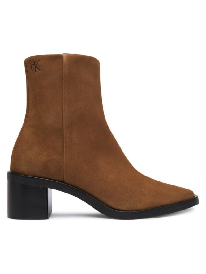 Calvin Klein Botki HW0HW02592 Brązowy