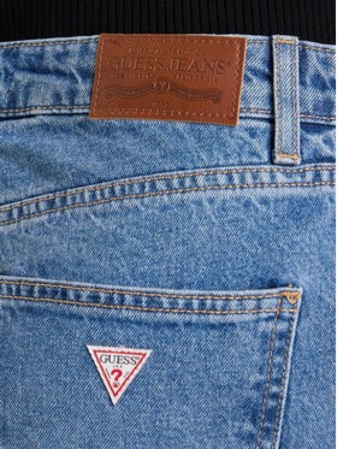 Guess Jeansy W5BA2X D5M47 Niebieski Loose Fit