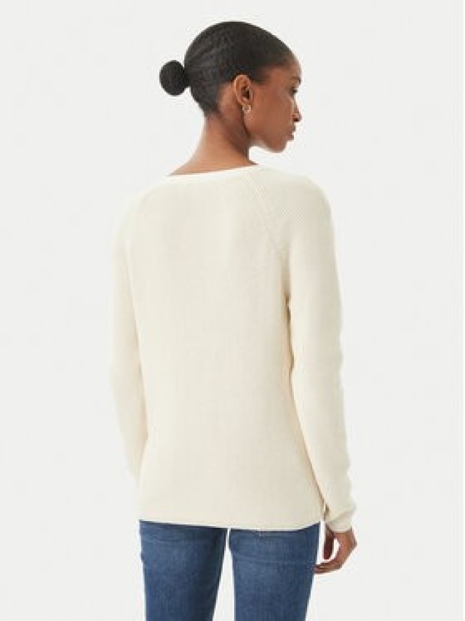 Tommy Hilfiger Sweter WW0WW44975 Écru Regular Fit