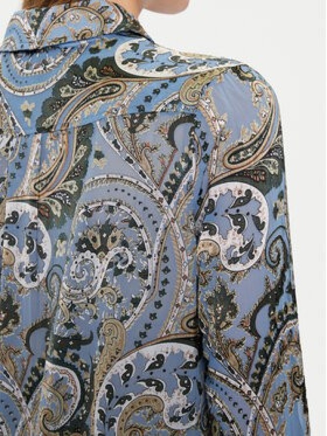 Guess Koszula W5BH78 W2770 Niebieski Regular Fit