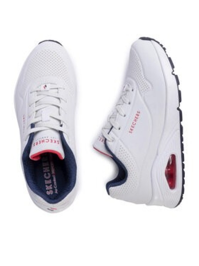 Skechers Sneakersy Uno Stand On Air 73690/WNVR Biały