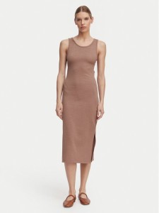 Roxy Sukienka codzienna Good Keepsake ERJKD03442 Zielony Regular Fit