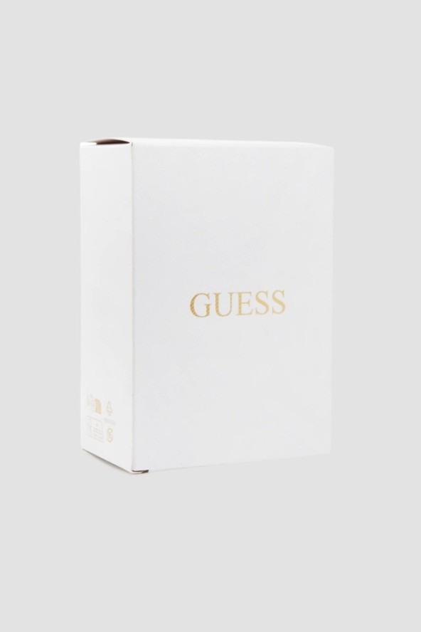 GUESS Czarny damski pasek z printem węża Adj Belt H30, Rozmiar XS