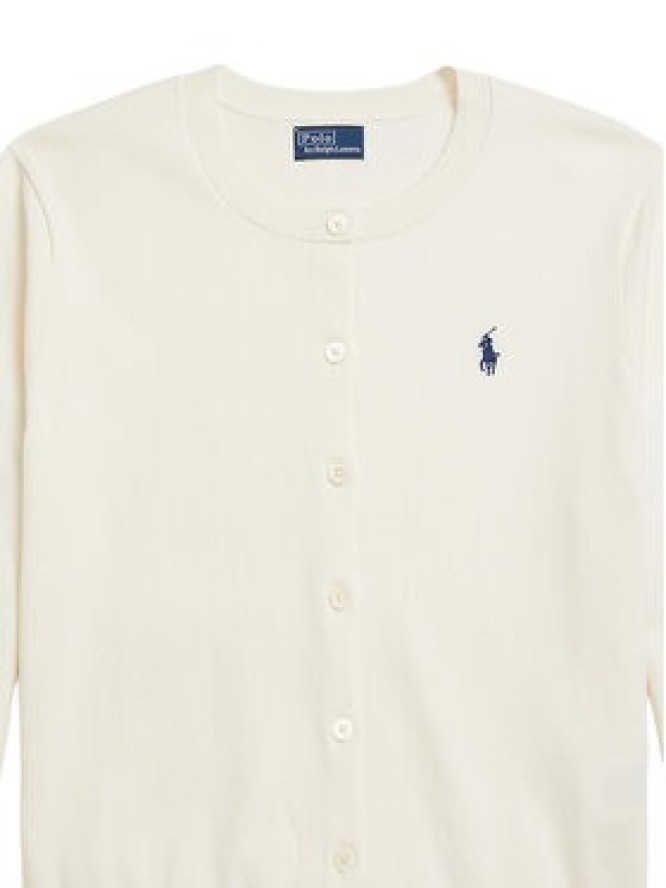 Polo Ralph Lauren Kardigan 211971871003 Écru Slim Fit