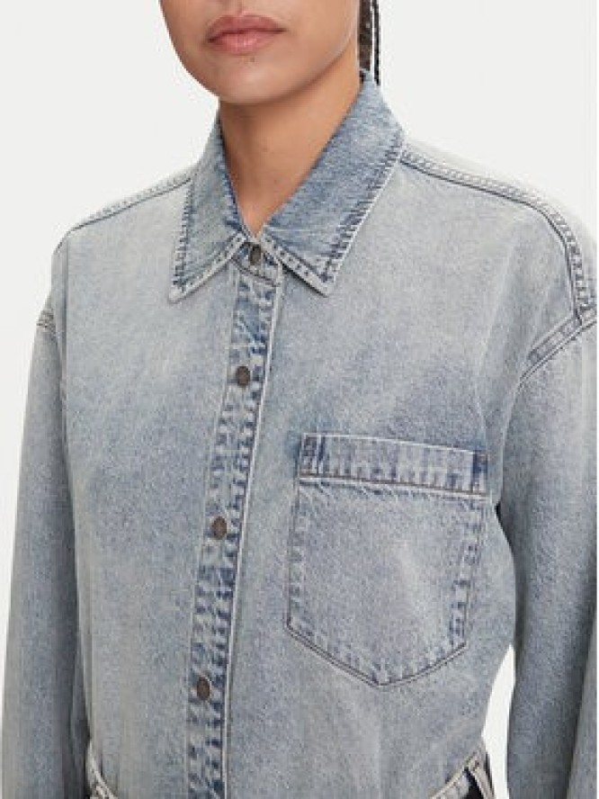 Miss Sixty Koszula jeansowa 6S1XJ49500 Niebieski Loose Fit