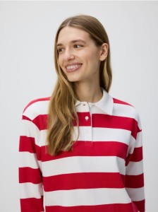 Bluzka w paski - wielobarwny