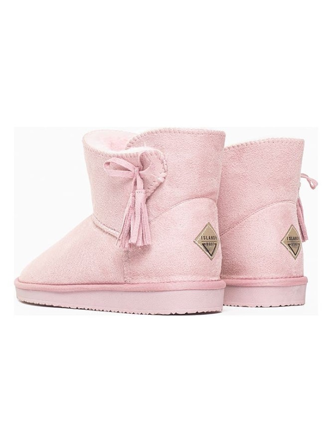 ISLAND BOOT Botki zimowe "Cullen" w kolorze jasnoróżowym rozmiar: 38