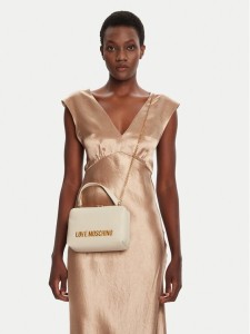 LOVE MOSCHINO Torebka JC4096PP1NLM0110 Kremowy