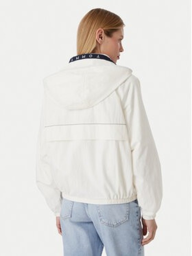 Tommy Jeans Wiatrówka Regatta DW0DW22915 Biały Oversize