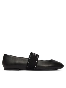 KARL LAGERFELD Baleriny Karo KL40126A Czarny