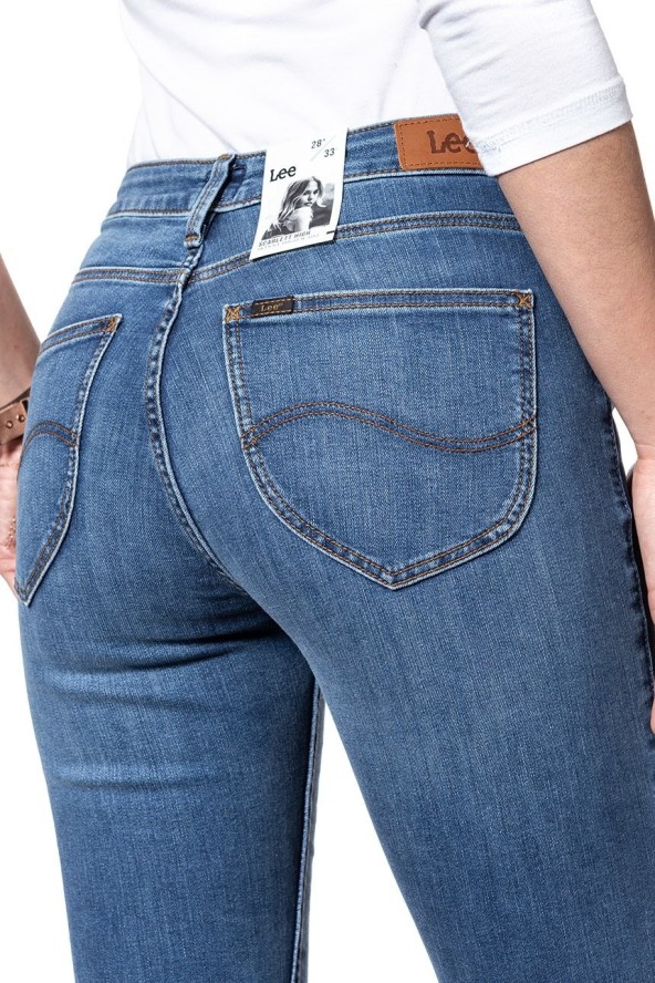 SPODNIE DAMSKIE LEE SCARLETT HIGH NINETY NINE L626HAZV 112114216