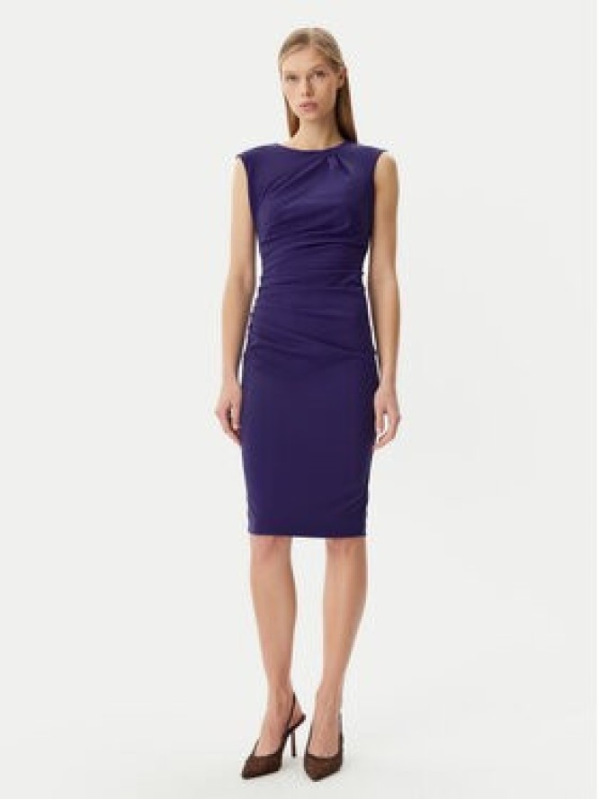 Rinascimento Sukienka koktajlowa CFC0122548003 Fioletowy Regular Fit