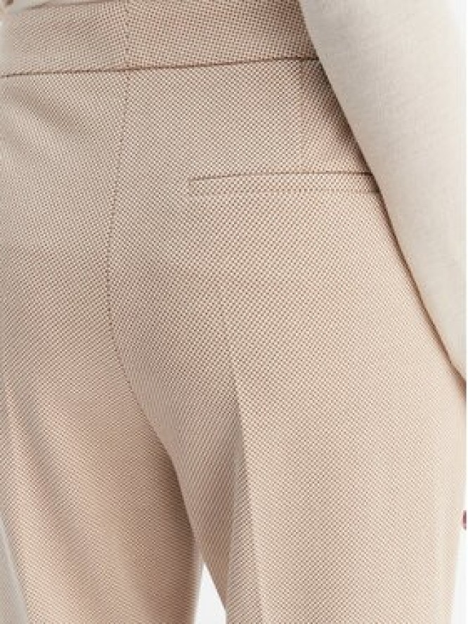 BOSS Spodnie materiałowe Tapria 50555740 Beżowy Slim Fit
