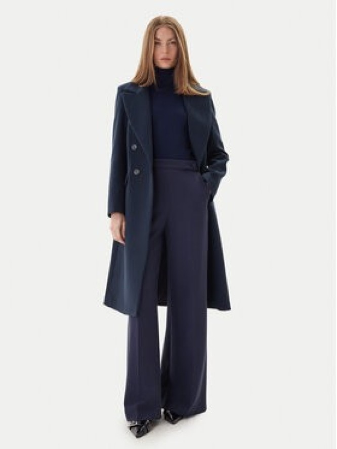 Maryley Płaszcz przejściowy 25IB807/01BL Granatowy Regular Fit