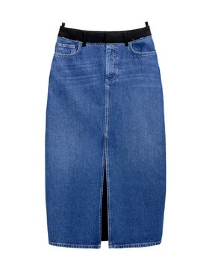 Desigual Spódnica jeansowa 25SWFD02 Niebieski Regular Fit