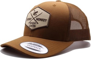 Czapka trucker – 5paneli / dla dorosłych / rozmiar uniwersalny (brązowa/czarna)