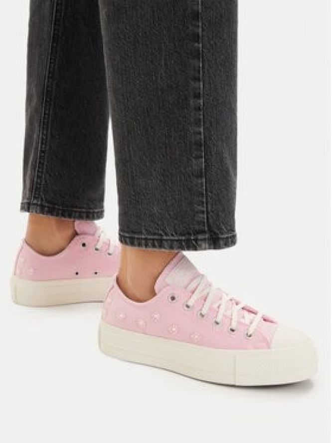 Converse Trampki Chuck Taylor All Star Lift Platform Beads A16108C Różowy