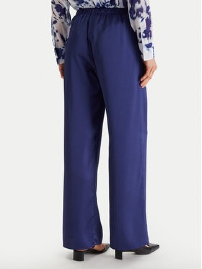 Calvin Klein Spodnie materiałowe LV044F611G Granatowy Regular Fit