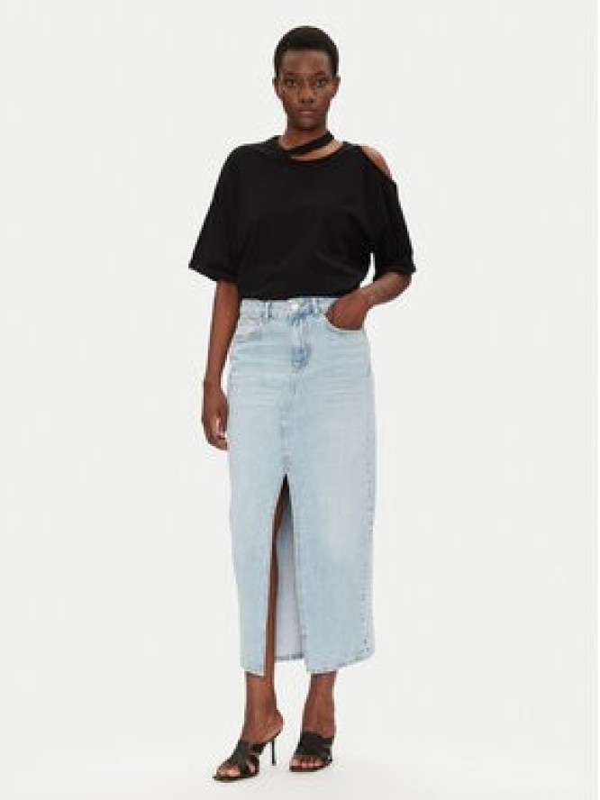 Liu Jo Spódnica jeansowa UA5188 D4854 78840 Niebieski Regular Fit