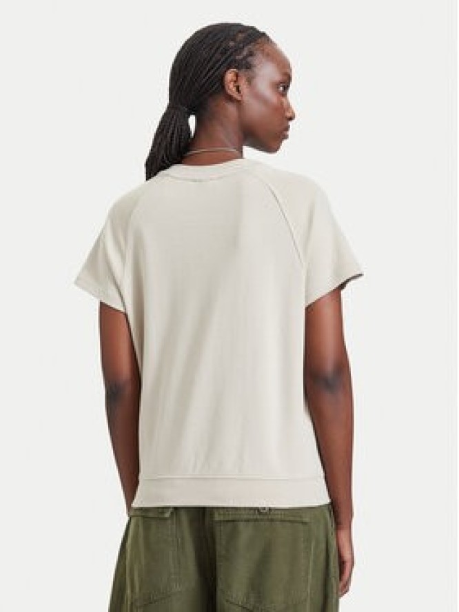 G-STAR T-Shirt Raglan D24512-D976 Beżowy Regular Fit