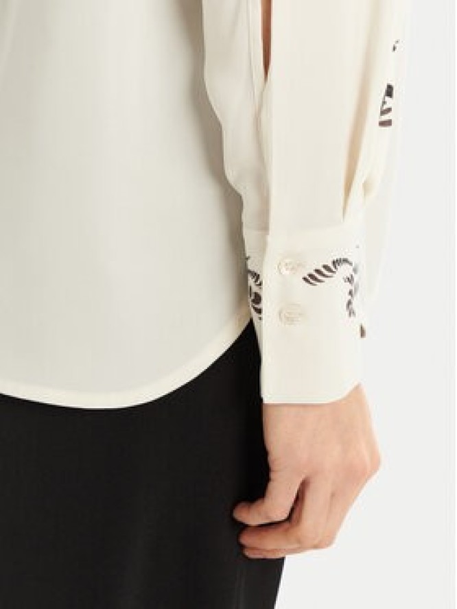 Marella Koszula Yacht 2513111043 Écru Relaxed Fit