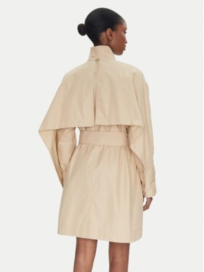 TWINSET Trencz 251TP2661 Beżowy Loose Fit