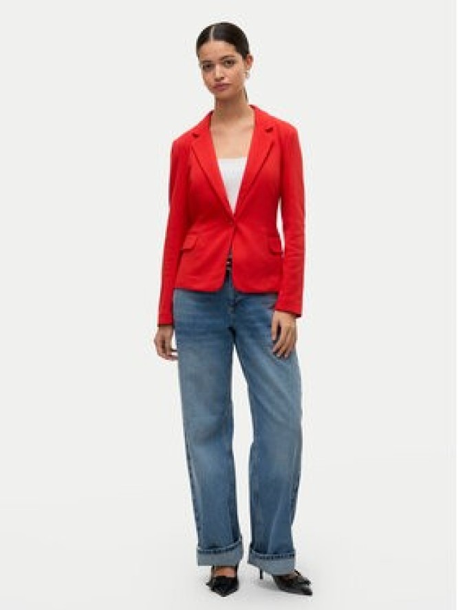 Vero Moda Marynarka Julia 10154123 Czerwony Regular Fit