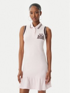 Juicy Couture Sukienka letnia Juicy Peplum JCGED126016 Różowy Regular Fit