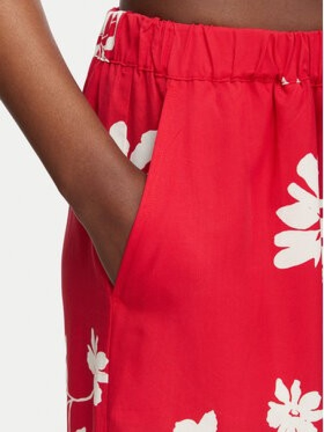 Seafolly Spodnie materiałowe Mayflower 55737-PA Czerwony Wide Leg