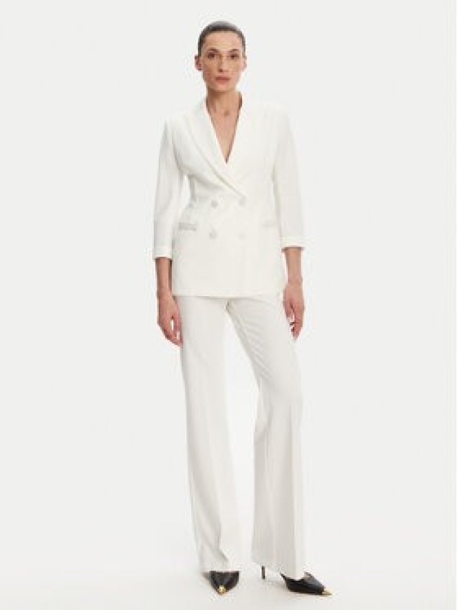 Imperial Spodnie palazzo P3E9JAW Écru Wide Leg