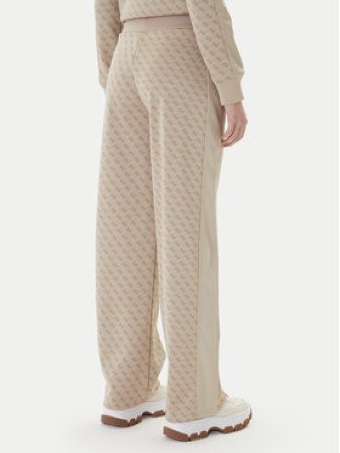 Guess Spodnie dresowe V6RB09 K2042 Beżowy Wide Leg
