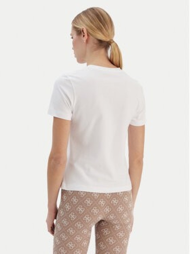 Guess T-Shirt V6RI02 J1314 Biały Regular Fit